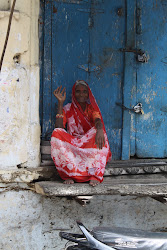 lady in Udaipur