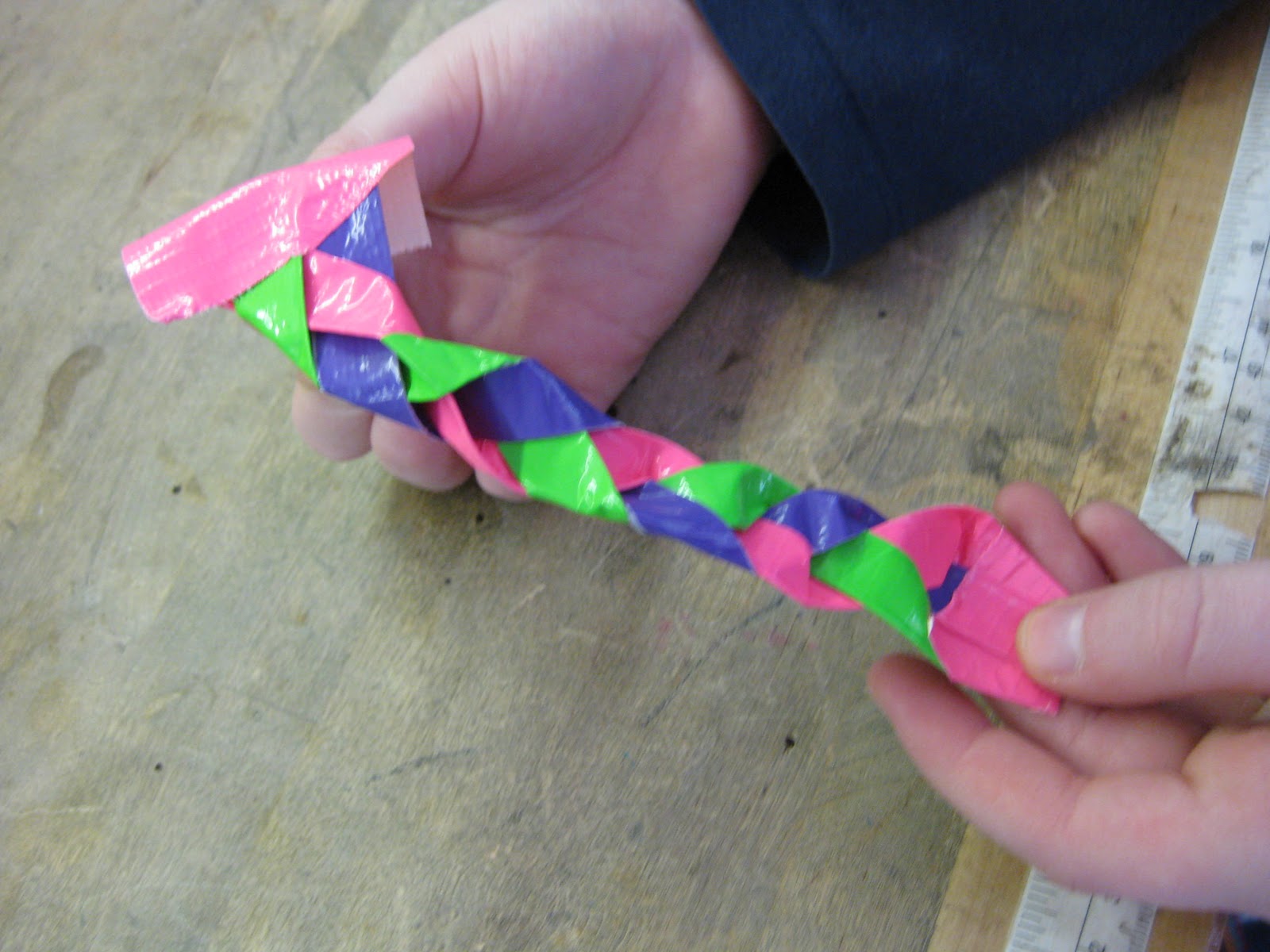 New Jewelry A Day Make a Braided Duct Tape Bracelet