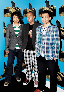 Moderndog, from left, guitarist May-T Nojinda, drummer Pawin Suwannacheep and singer Pod Thanachai Ujjin.