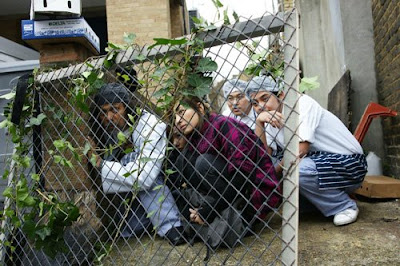 And here we are hiding from the Home police.