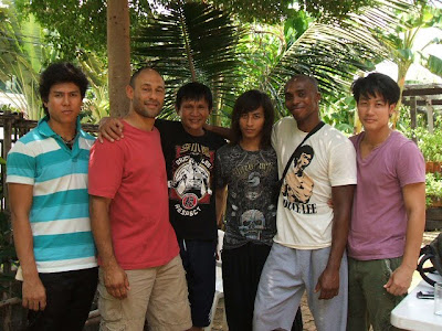 Panna Rittikrai, Marrese Crump, Oscar Lugo & members of the Ong Bak Stunt Team.