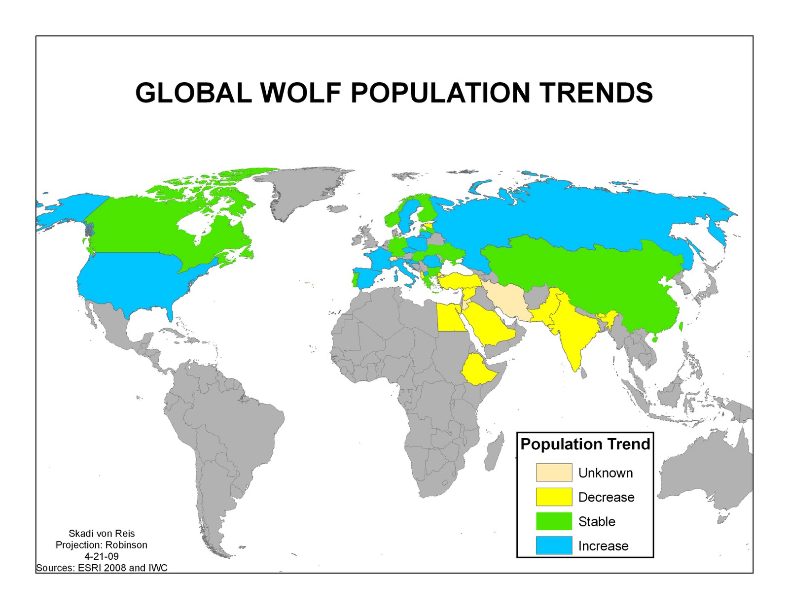 Wolves Population