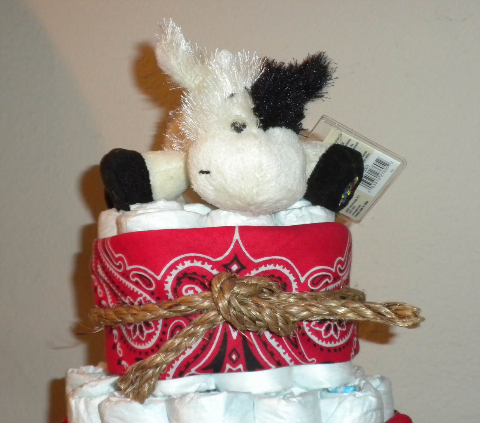 Cowboy Diaper Cakes