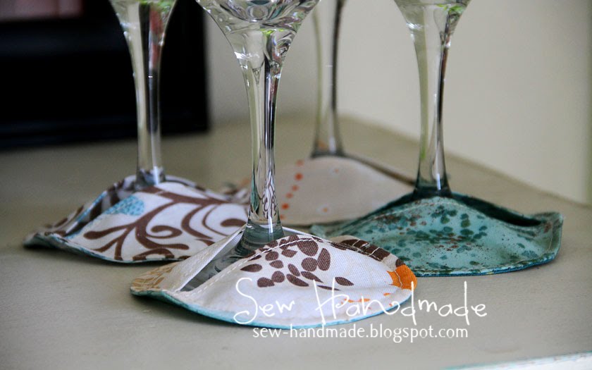 Sew Handmade Wine Coasters {A Tutorial}