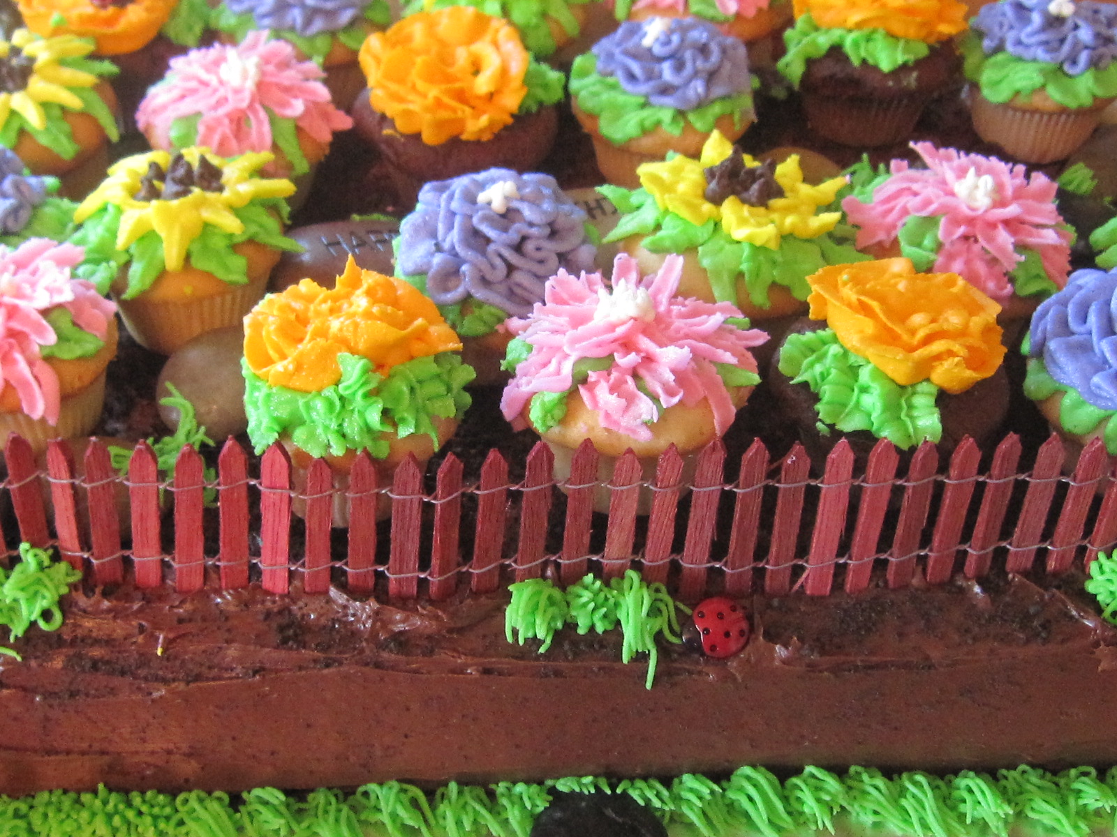 Loads of Luv From... Flower Garden Birthday Cake