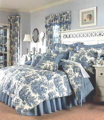 countrylifewedgebed In love with toile de jouy