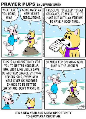 christian comic new year resolutions