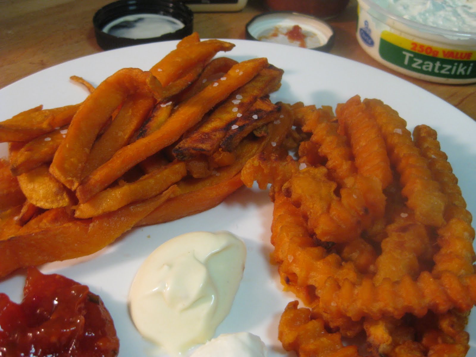 An empty stomach is the best cook McCain Sweet Potato Chips