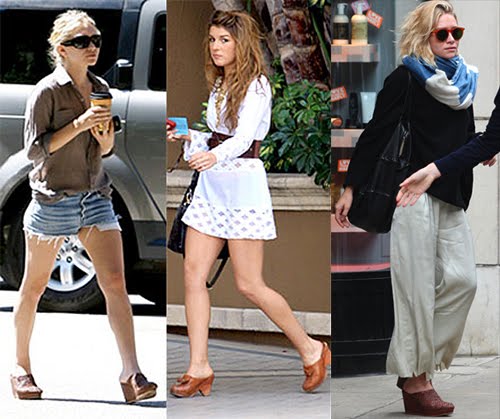 clogs with dresses