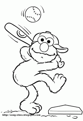 Elmo Coloring Page Elmo Coloring Page