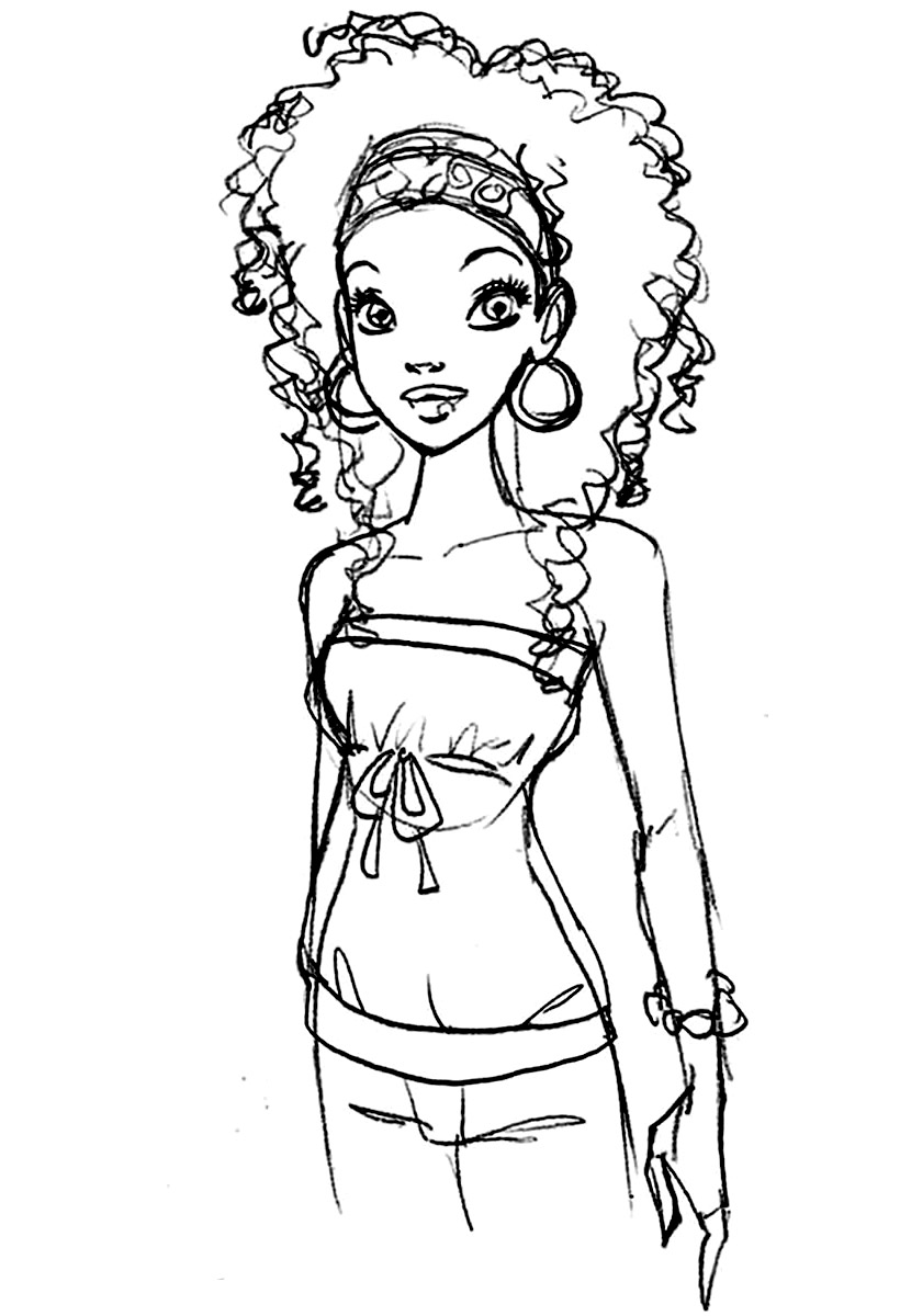Africa Coloring Page Africa Coloring Page