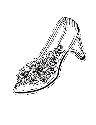 Cinderella Coloring Pages on Princess Coloring Pages Brings You A Glass Slipper To Color   If You