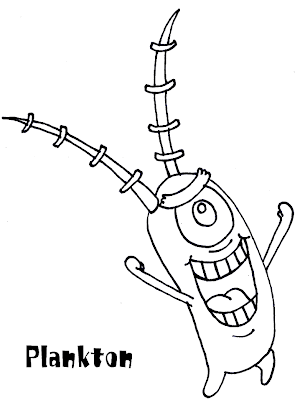 Spongebob's friends - Plankton, Gary and Patrick are featured on these three Spongebob's friends - Plankton, Gary and Patrick are featured on these three