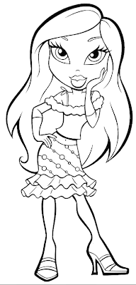 Bratz Coloring Pages on Bratz Coloring Pages  Bratz Colouring