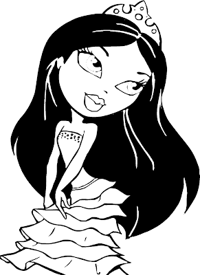 Cheerleader Coloring Page Cheerleader Coloring Page