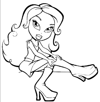 coloring pages. Bratz Coloring Pages Bratz Jade. coloring pages. Bratz