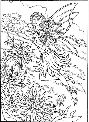 Fairy Coloring Pages on Fairy Pictures To Color