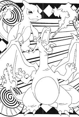 Pokemon coloring page of