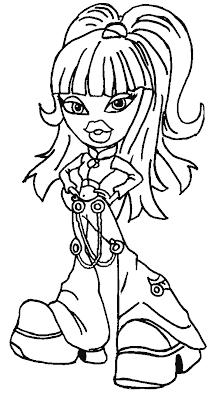 Bratz Coloring Pages on Bratz Coloring Pages Brats Colouring Pages