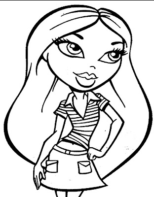 Birthday Party Coloring Pages. BRATZ COLORING PAGES: BRATZ
