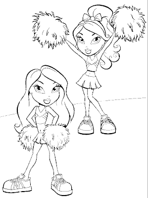 Bratz Coloring Page Bratz Coloring Page
