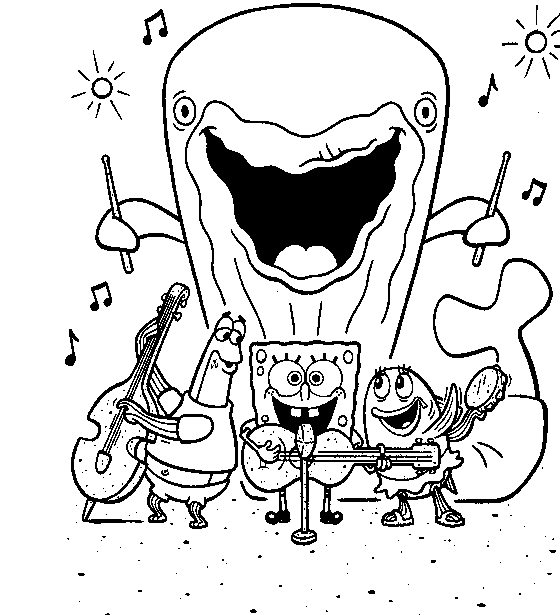 SPONGEBOB COLOURING IN SHEETS SPONGEBOB COLOURING IN SHEETS