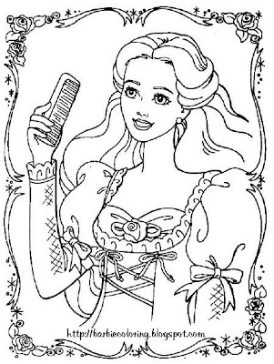 Barbie Coloring Pages Barbie Coloring Pages