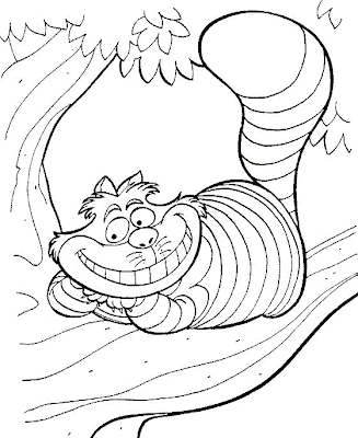Alice In Wonderland Coloring Page Wheels128