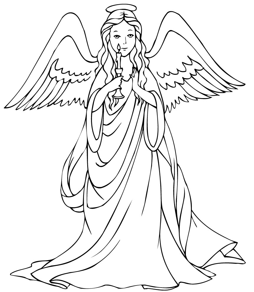 XMAS COLORING PAGES