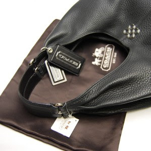 elegant coach hobo