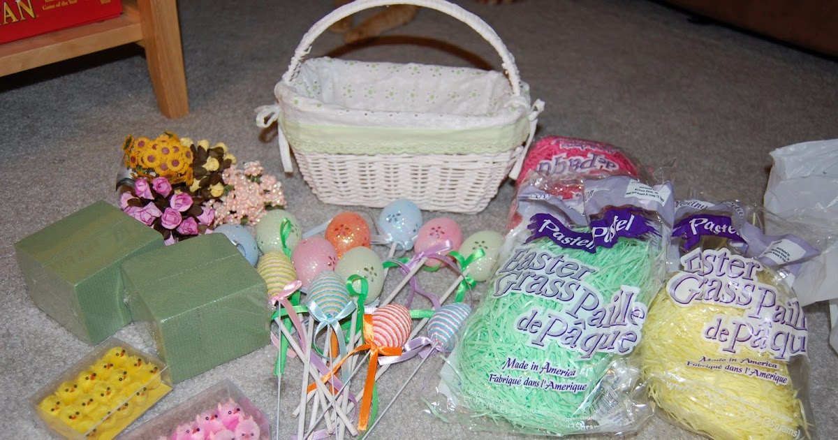 SunFlower Seeds Easter Basket Centerpiece Tutorial
