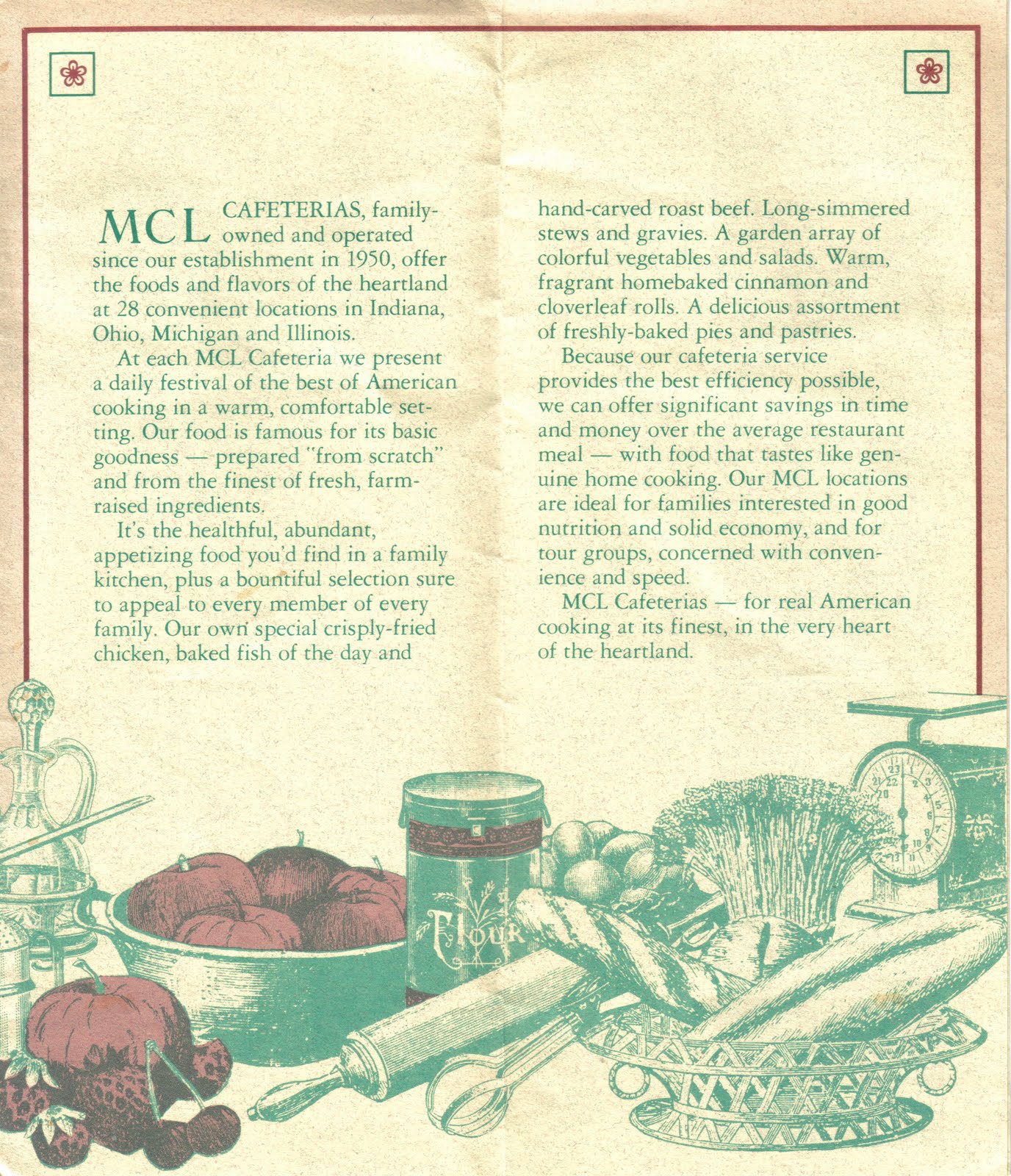 below a brochure for morrison s cafeterias a now defunct chain of cafeteria style restaurants centred in the southeastern united states below a brochure for morrison s cafeterias a now defunct chain of cafeteria style restaurants centred in the southeastern united states