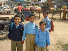 INDIA: Children in the village of Bhinder