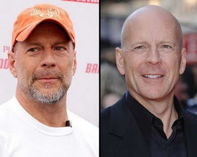 Celebs with Beard and Without, hollywood celebrity,