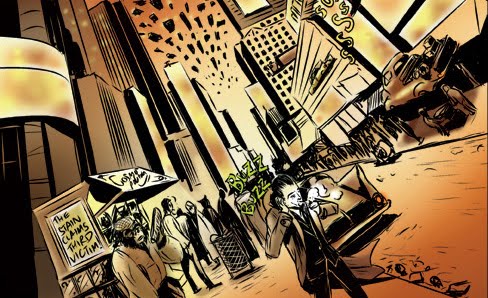 James uses a lot of film references in the script to give artwork direction ... James uses a lot of film references in the script to give artwork direction ...