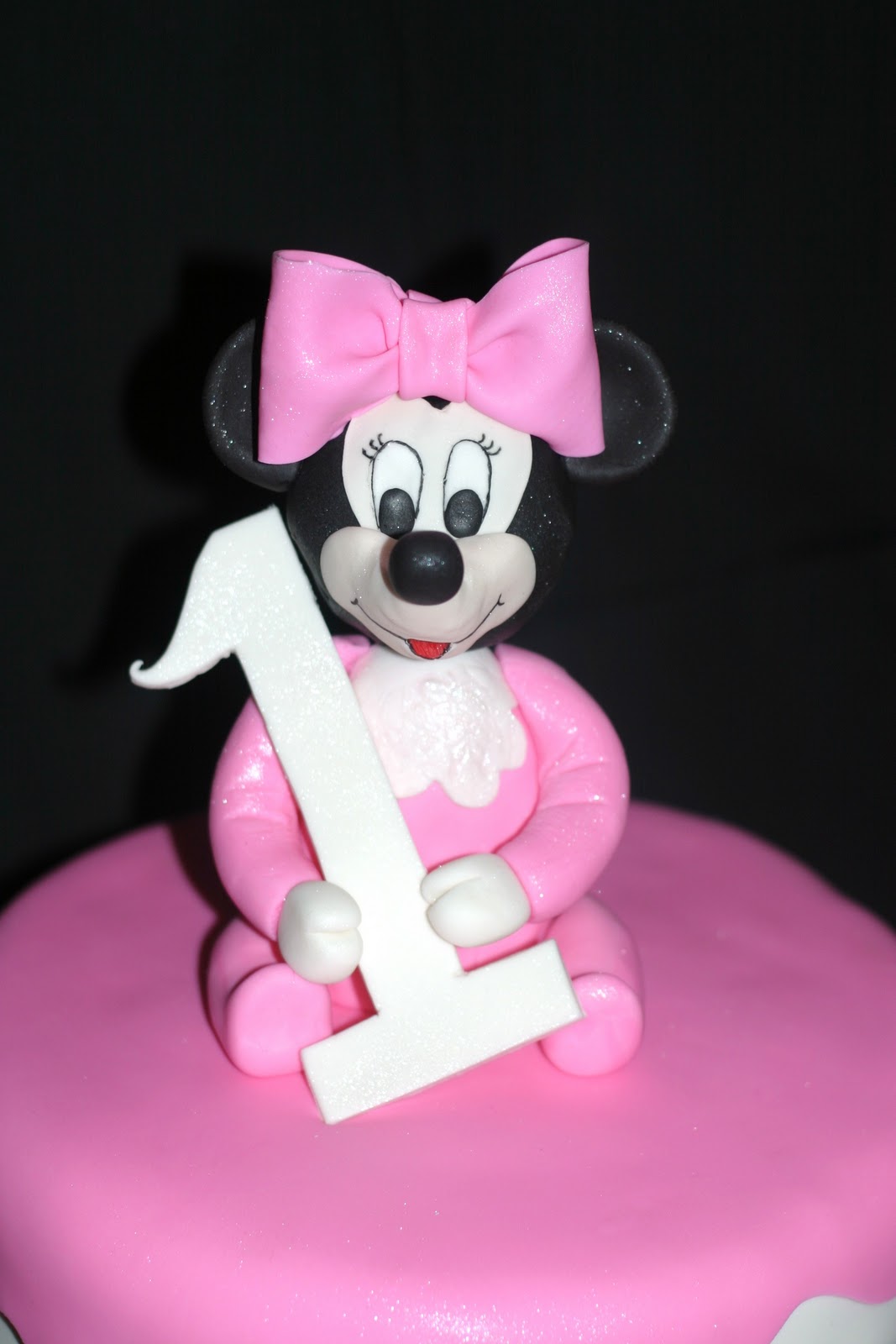 Baby Minnie Mouse Cupcake Toppers