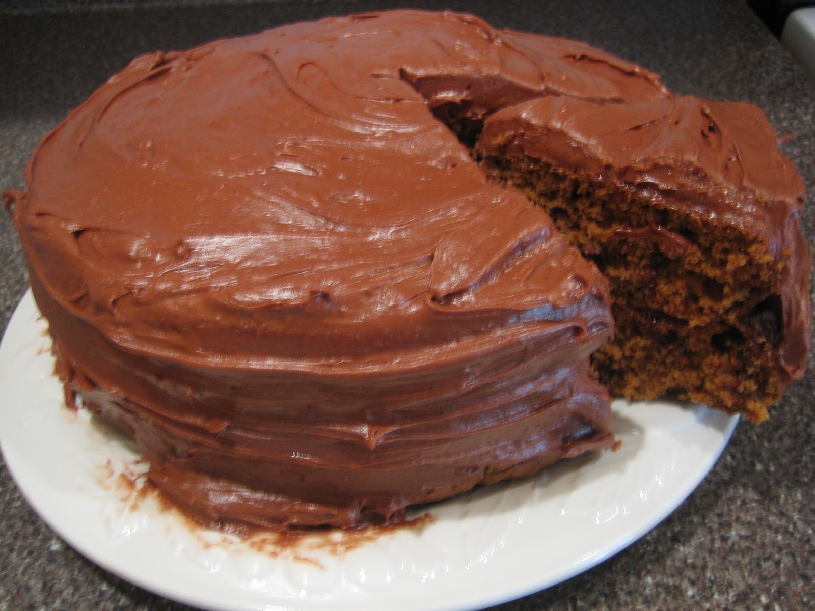Semi-Homemade Chocolate Pumpkin Cake with The Most Amazing ...