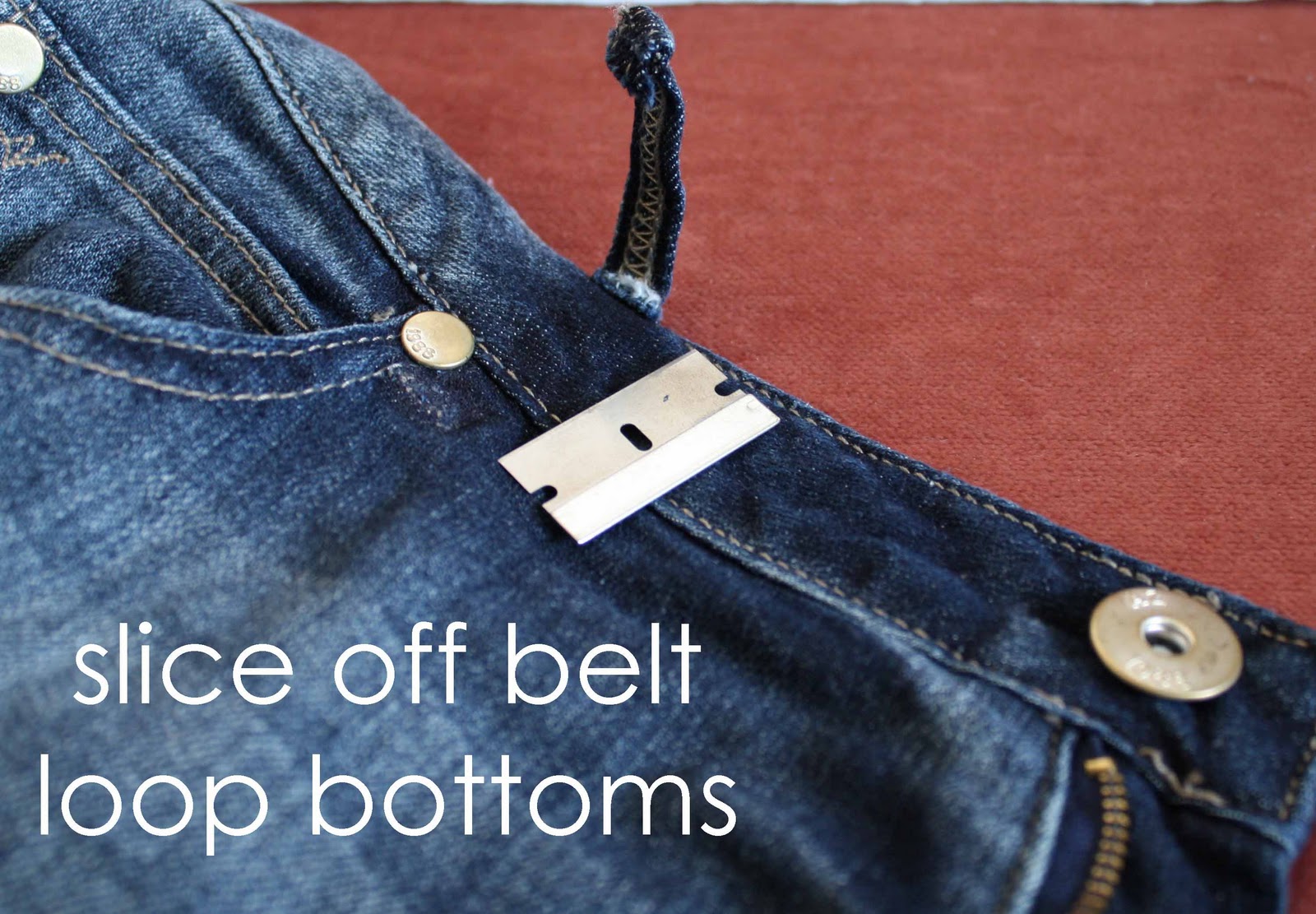 Running With Scissors How To Add Maternity Band to Jeans