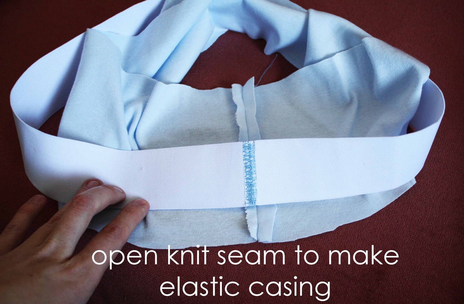 Running With Scissors How To Add Maternity Band to Jeans