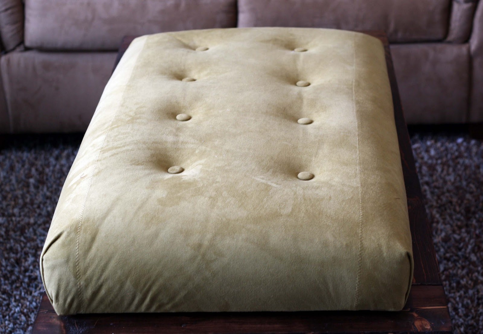 Running With Scissors Ottoman Reupholster