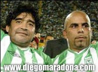 Maradona, se puso la "verde y blanca"