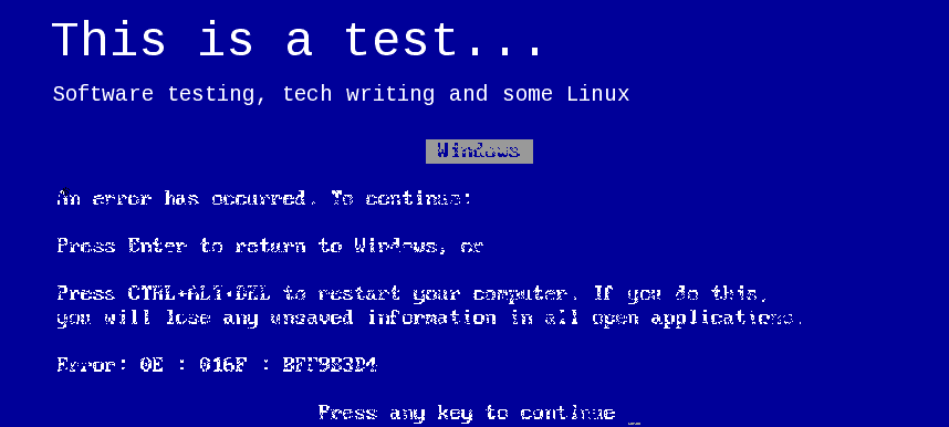 This is a test