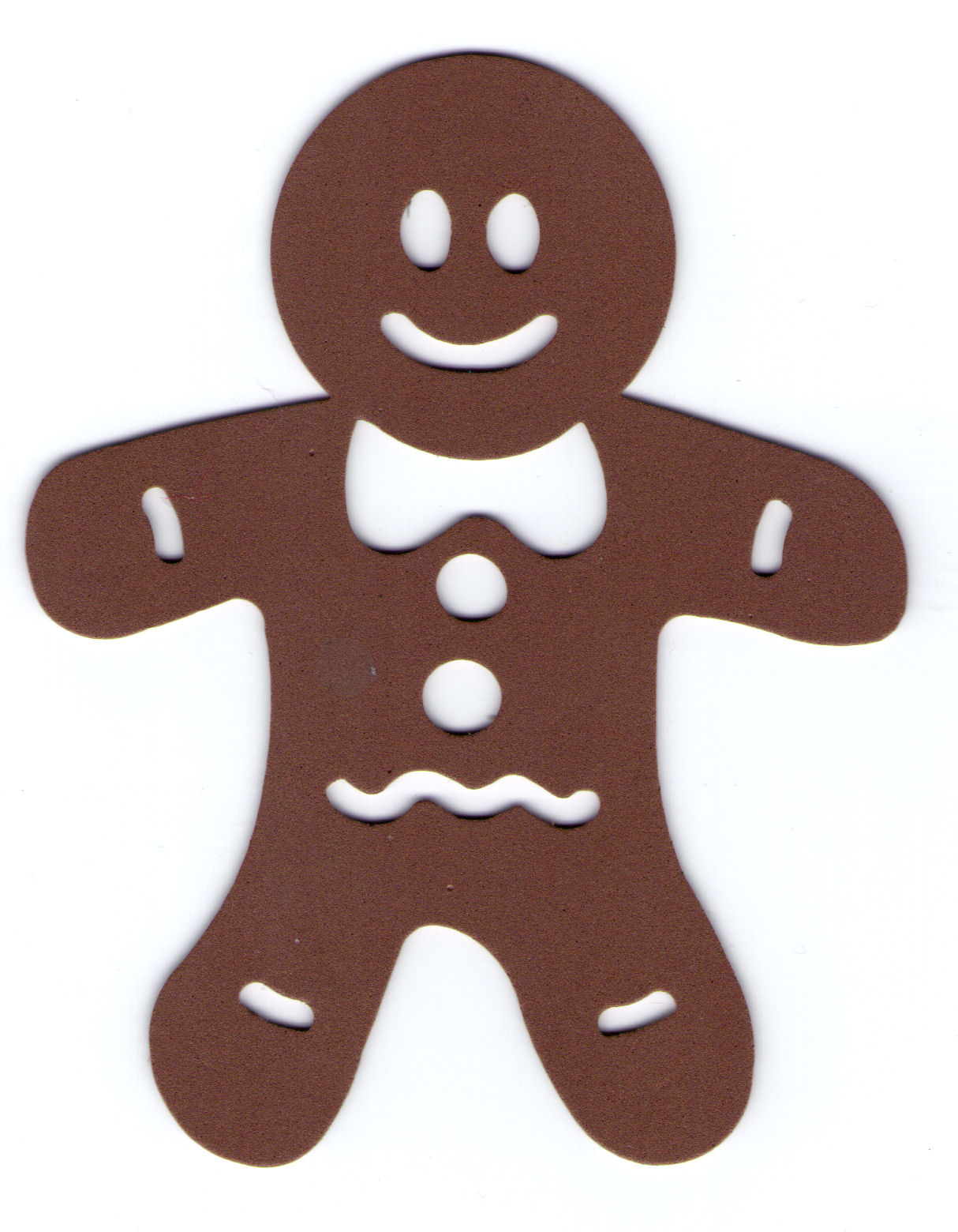 Turner: Gingerbread Man Diecuts x 1 Brown only Turner: Gingerbread Man Diecuts x 1 Brown only