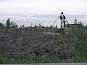 Chatkanika gold dredge and tailings ~ July 29, 2009
