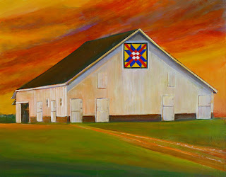 Barn Quilt Paintings Sac County Iowa Notecards Now Available
