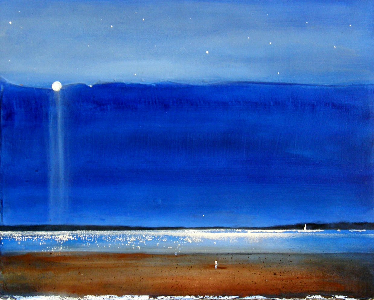 Acrylic Beach Painting