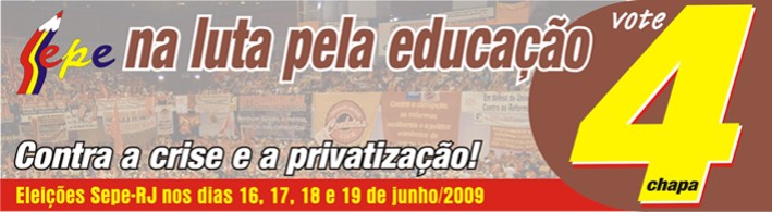 SEPE NA LUTA - CHAPA 4 (CAPITAL)