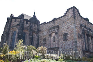 Inside the castle walls
