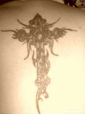 Tribal Cross Tattoo