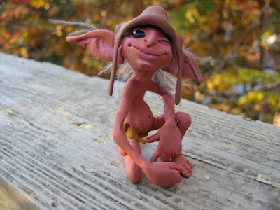 polymer clay fairy